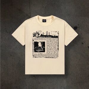 Men's Ditch Short Sleeve Size L Beis T-Shirt New